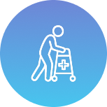 リハビリテーション科を示すアイコン